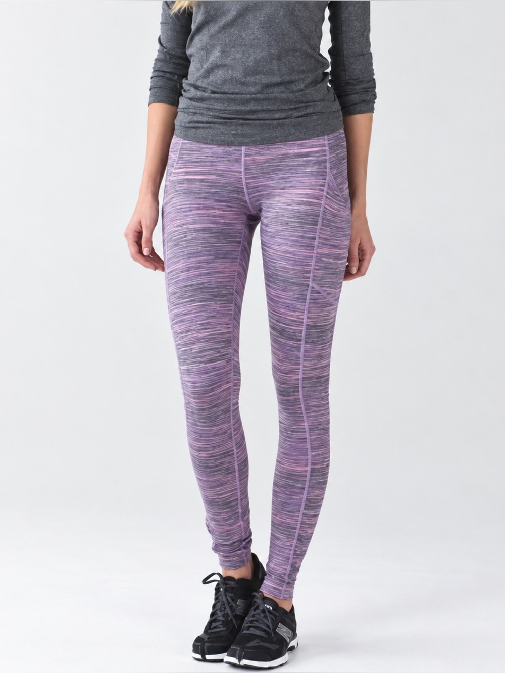 Lululemon Speed Tight IV - Space Dye Camo Tender Violet Black Grape